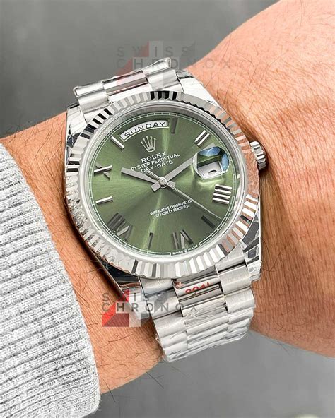 rolex 228239 green dials